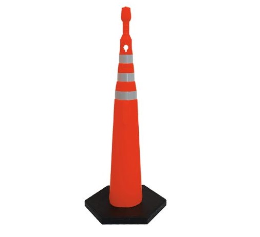 Cono obelisco NARANJA 1.15 mts.