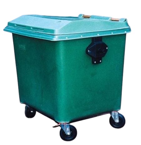 Contenedor 1000 litros con tapa y ruedas