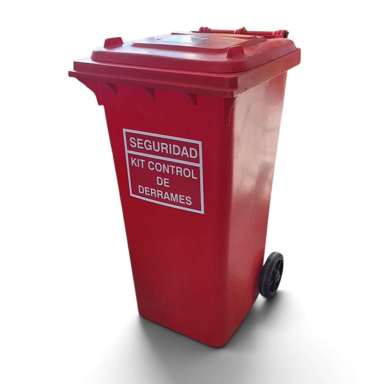 Contenedor 240 litros con tapa y ruedas