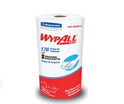Pack rollos WypAll X60 paños Con Power Pockets