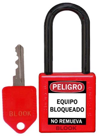 Candado dielectrico arco plastico 40mm