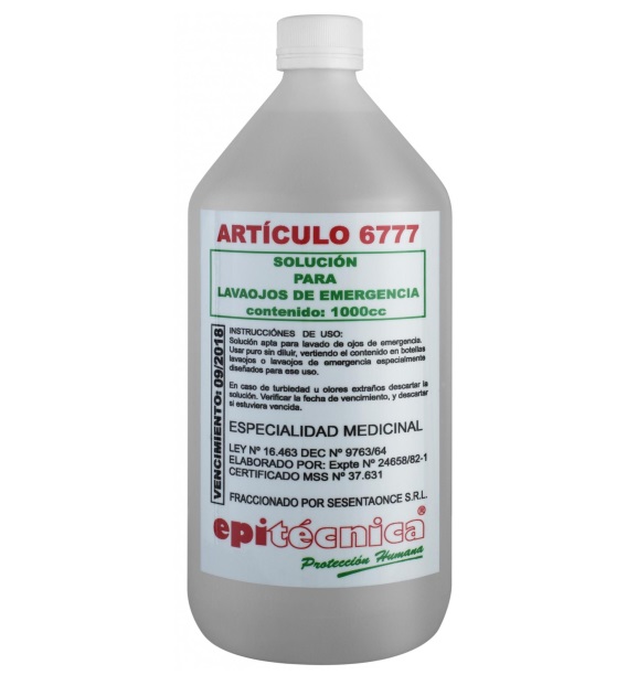 Solucion para lavaojos 6777