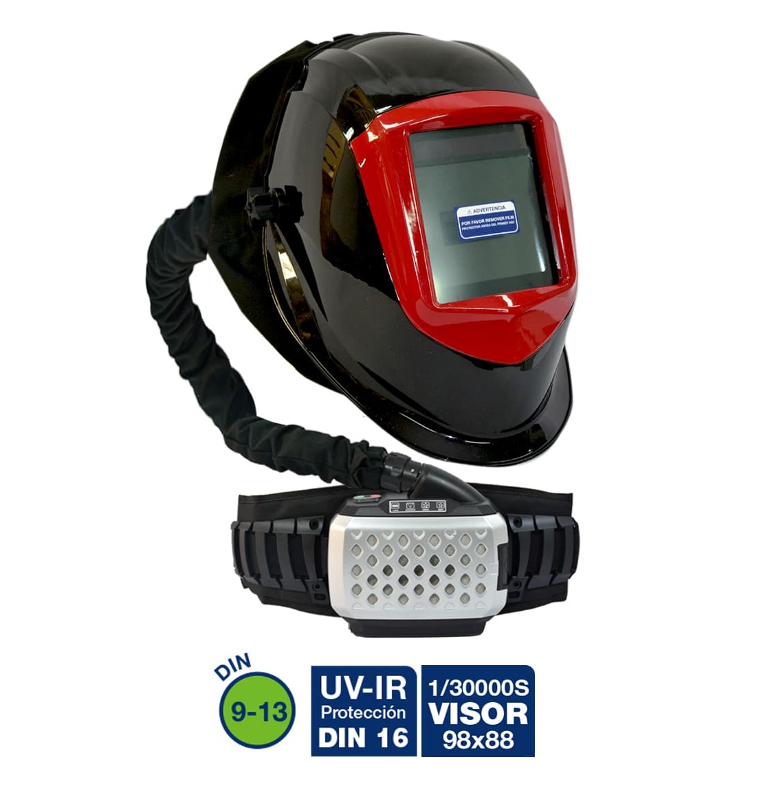 Máscara Para Soldar Fotosensible Premium con Equipo...