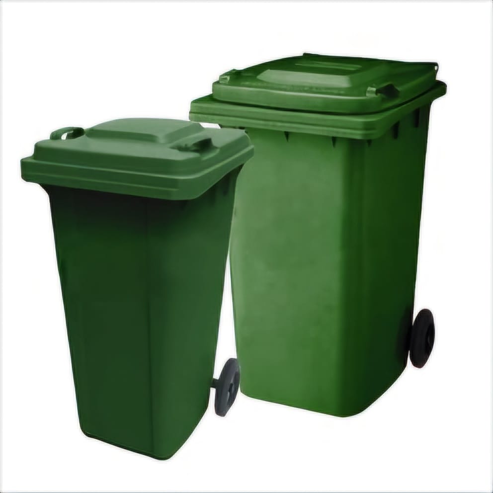 Contenedor 240 lts con tapa inyectado