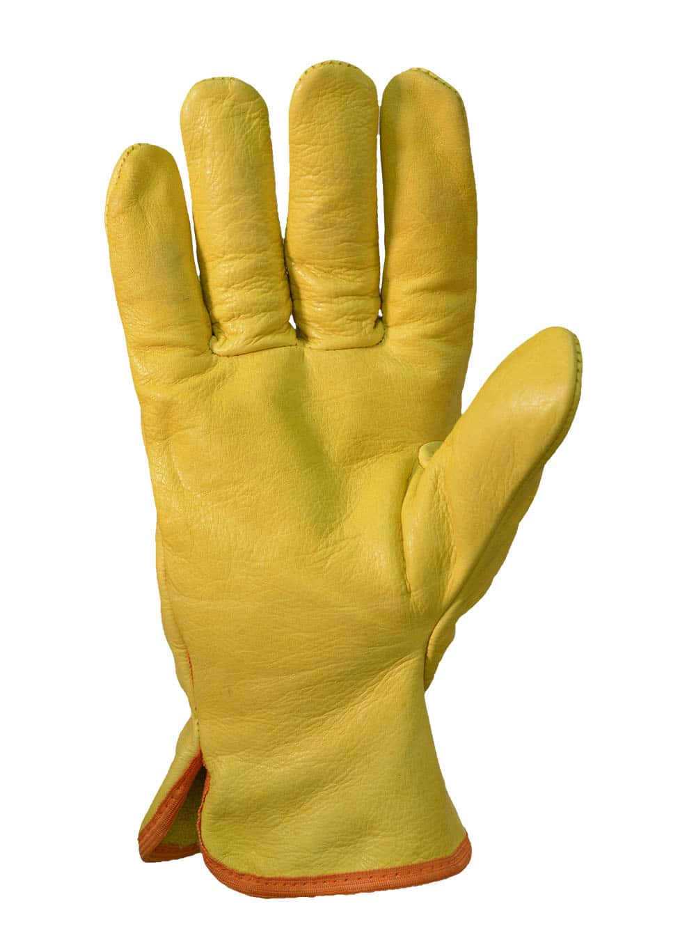 Par guantes de cuero vaqueta amarilla modelo ½ paseo...