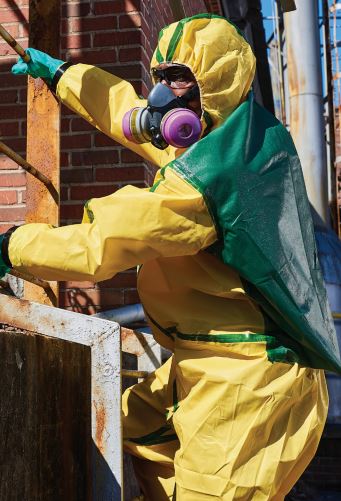 MAMELUCO PARA QUIMICOS COSTURAS TERMOSELLADAS ESPALDA VENTILADA CHEMMAX 1