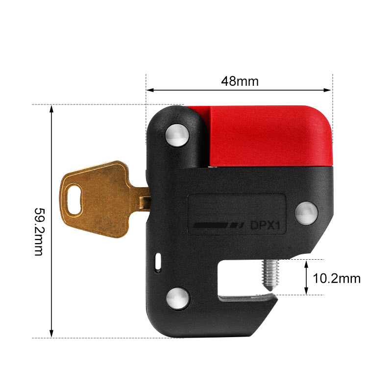 Bloqueador InLock para llave t&eacute;rmica DPX1 con candado integrado