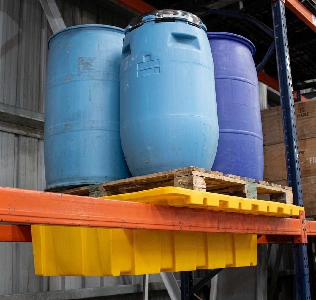 Batea de Contención para Posiciones de Racks