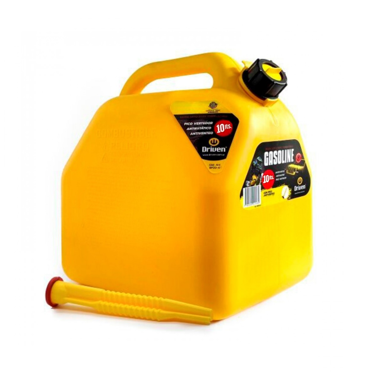 Bidón para combustible 10 litros amarillo