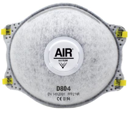 Respirador descartable AIR D804 FFP2 NR Con válvula y alivio...